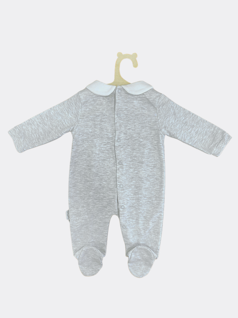 grey And White  Polo Organic Cotton Overall