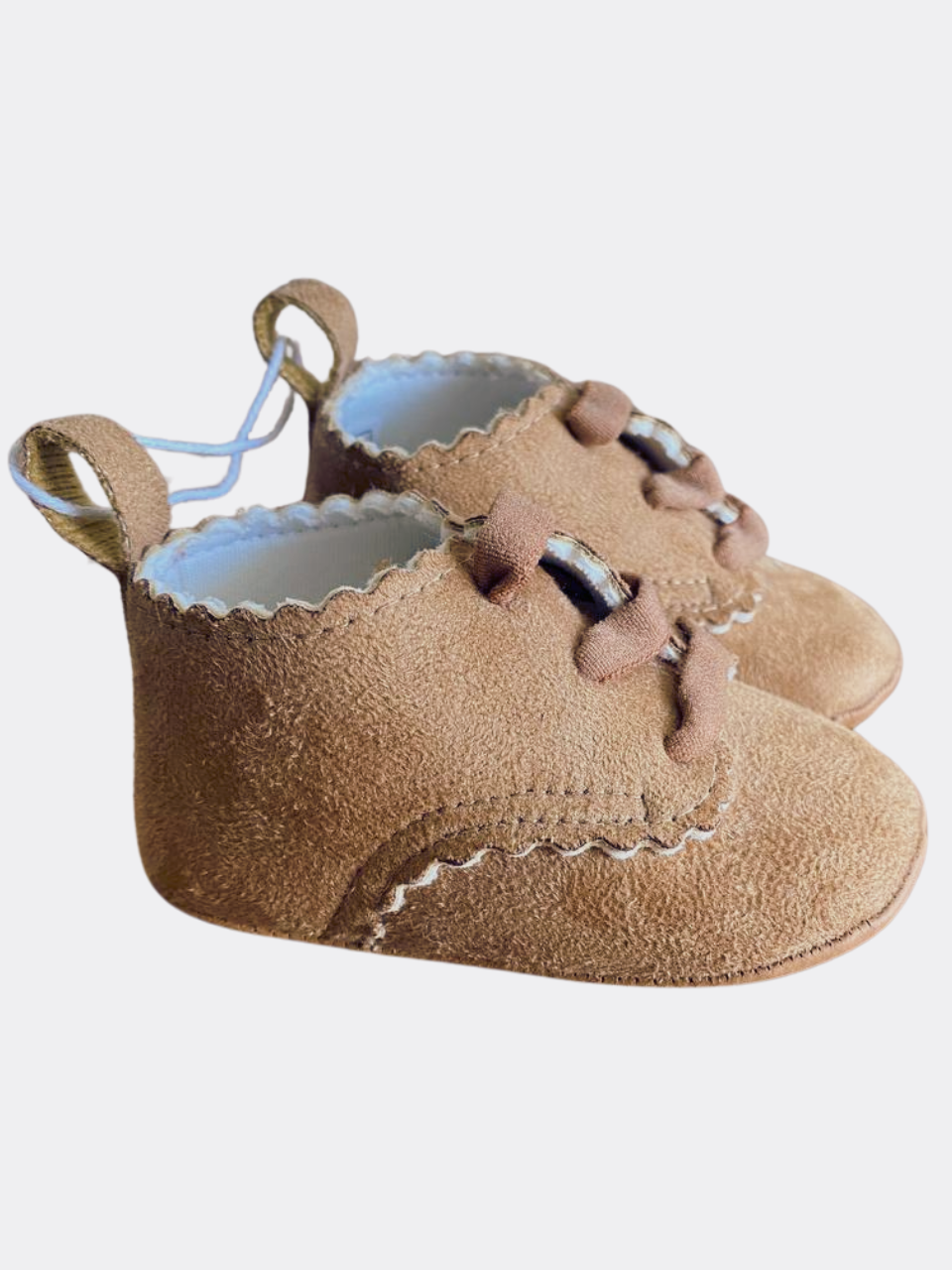 Brown Chamois babies shoes