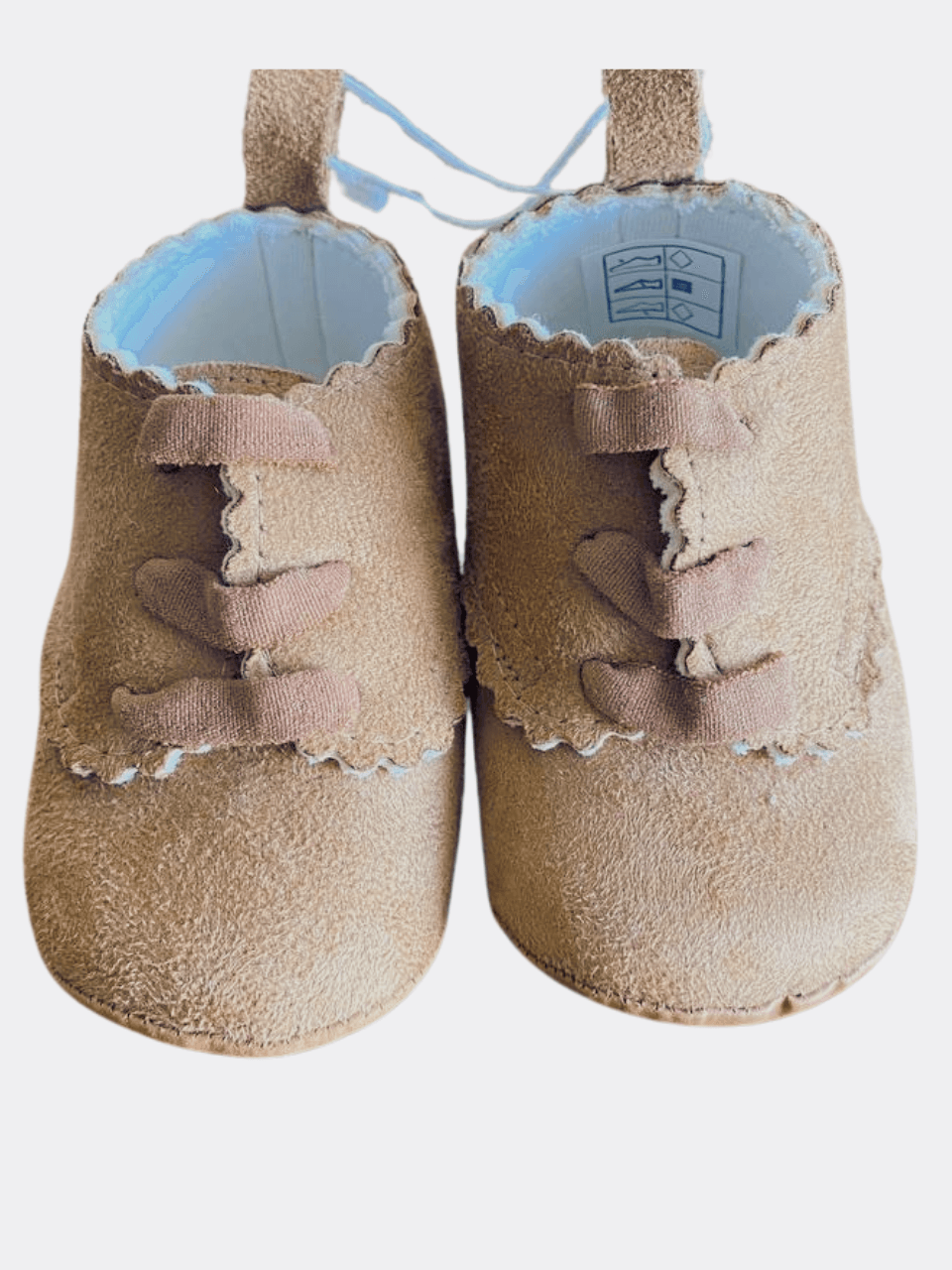Brown Chamois babies shoes - La Farandole Paris