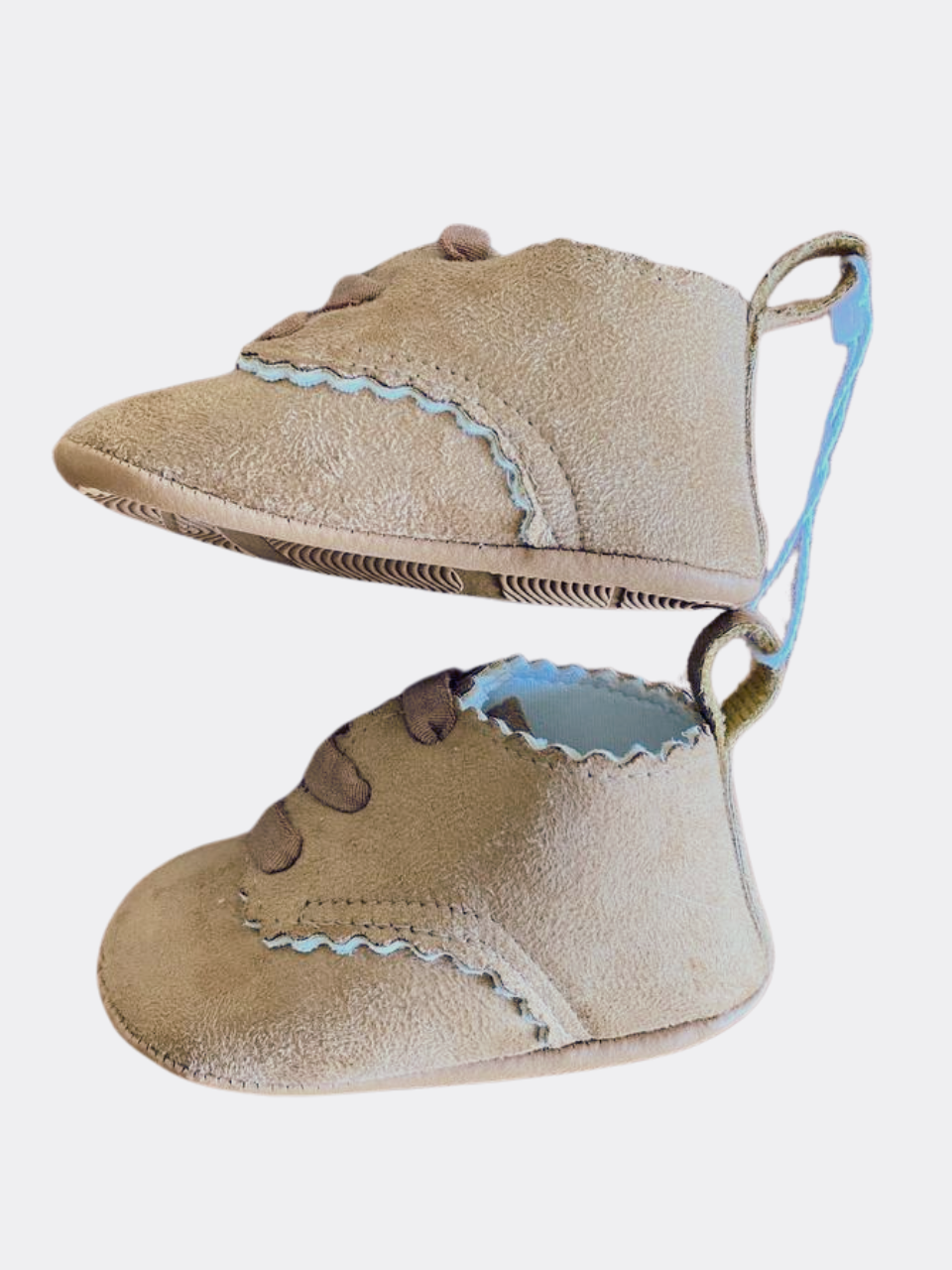 Brown Chamois babies shoes