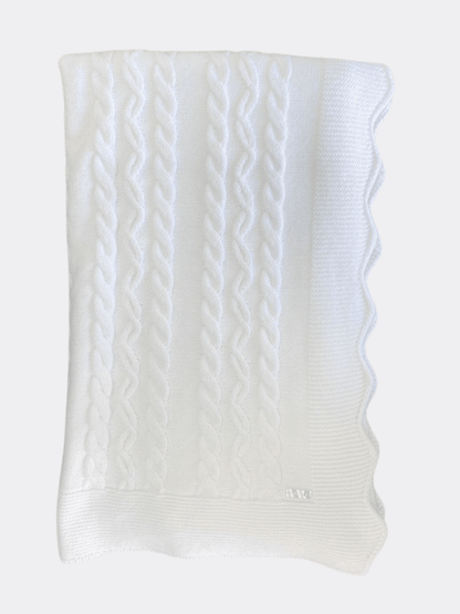 Thick Organic Wool Blanket - La Farandole Paris