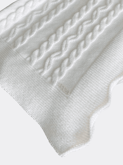 Thick Organic Wool Blanket - La Farandole Paris