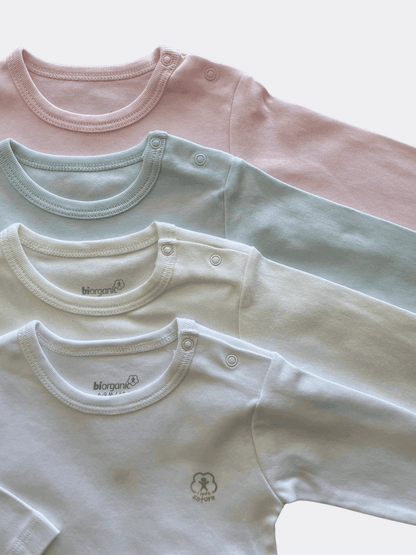 GOTS™ Certified Organic Cotton Long Sleeves Body - La Farandole Paris