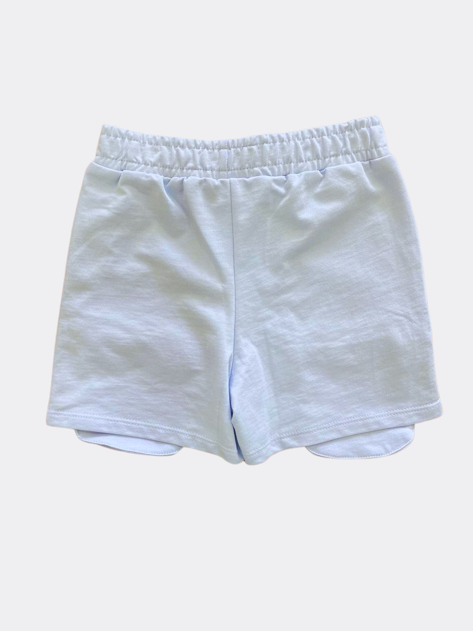 Light Blue Cargo Cotton Short