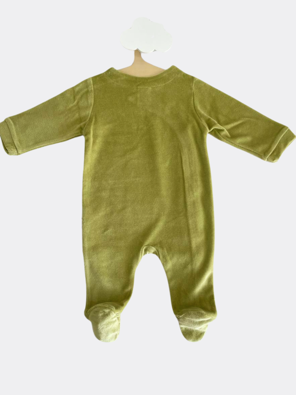 Green Elephant Organic Velvet Footed Overall