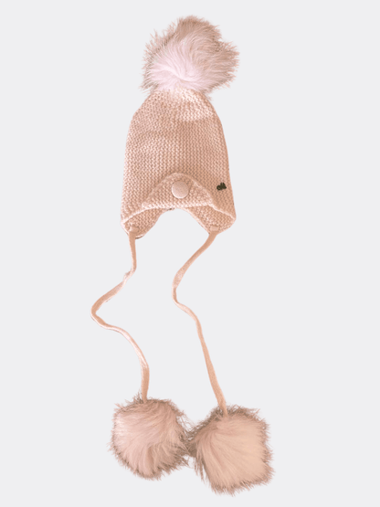 Wool Hat With Fur Trim - La Farandole Paris