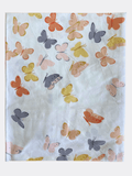 White Butterflly Breastfeeding cover - La Farandole Paris