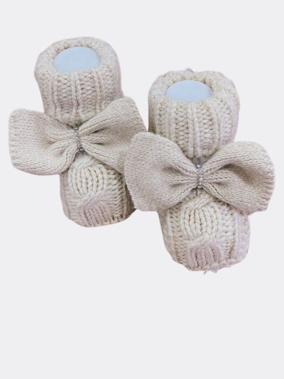 Bow Style Baby Booties