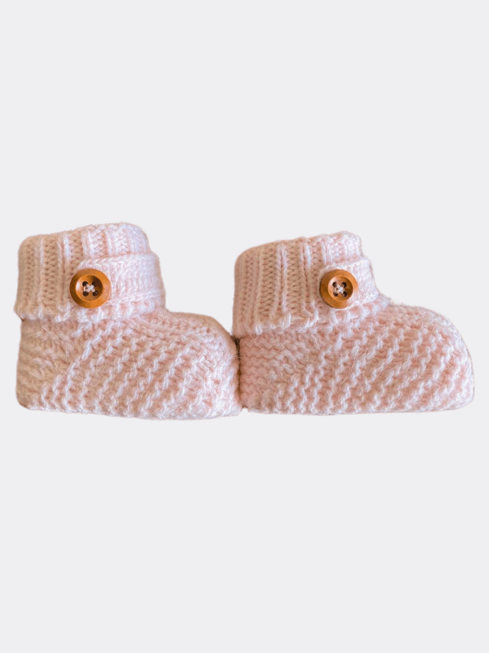 Brown Button Style Booties - La Farandole Paris
