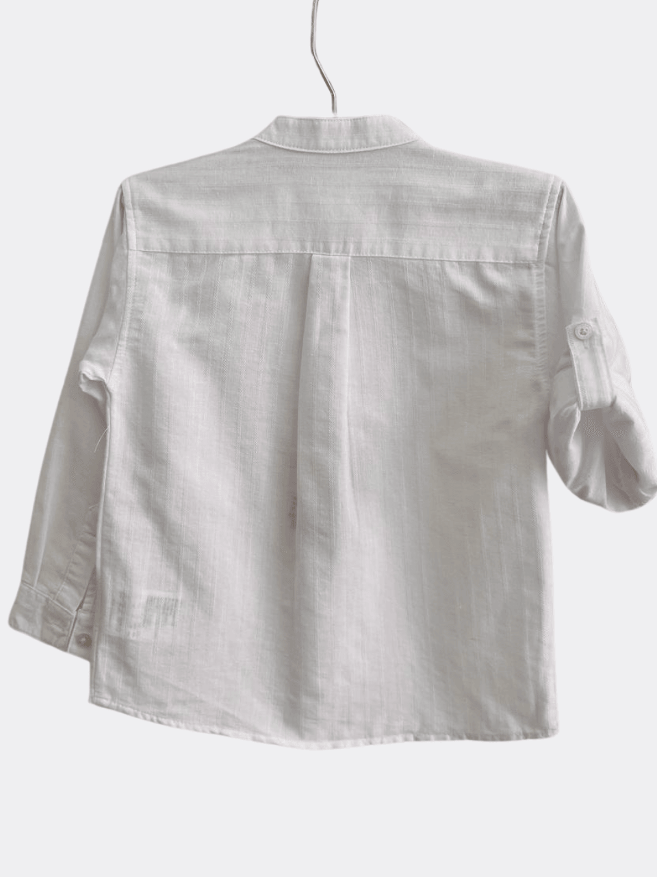 White Basic Shirt Long Sleeves - La Farandole Paris