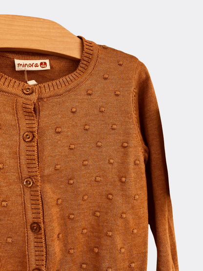 Camel Cotton Jacket - La Farandole Paris