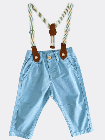 Blue Pants Salopette - La Farandole Paris
