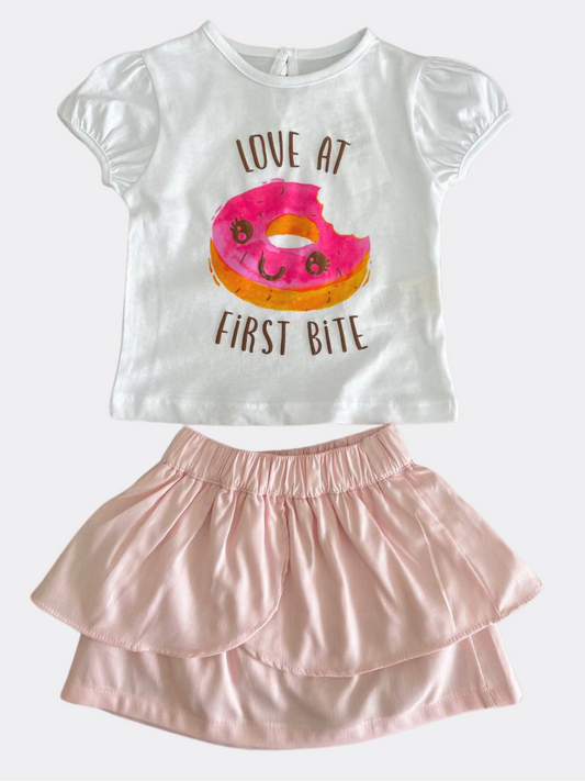 White / Pink Donut Set