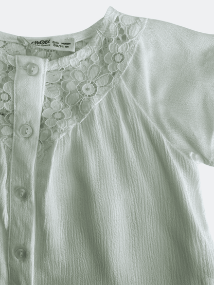 Off-White Vintage Shirt Short Sleeves - La Farandole Paris