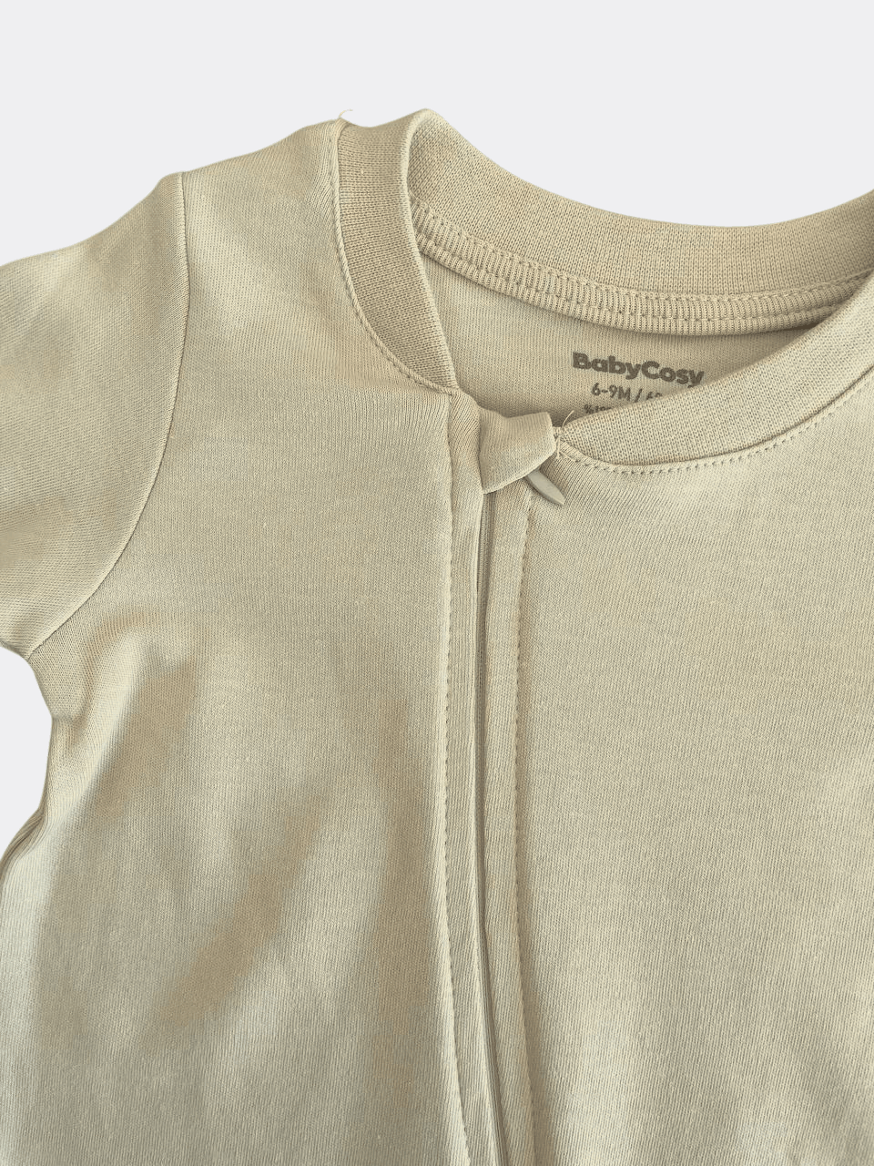 Beige Cotton Overall Zip - La Farandole Paris