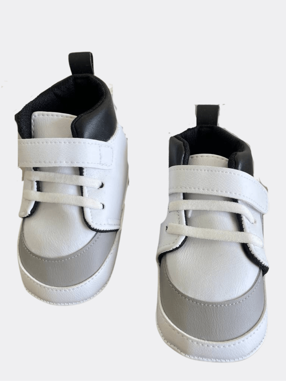 White And Grey Baby sneakers - La Farandole Paris