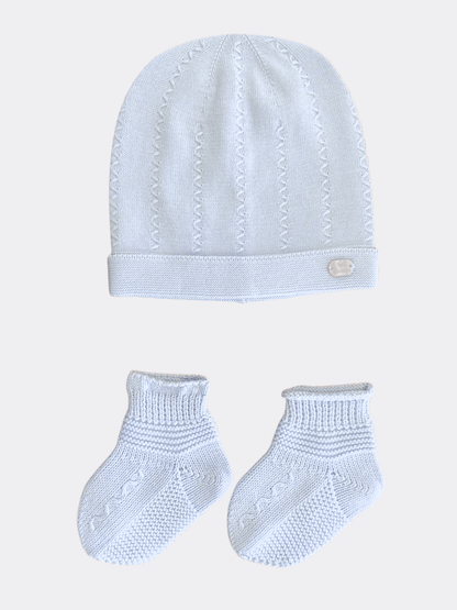 GOTS™ Certified Organic Cotton Hat & Socks - La Farandole Paris