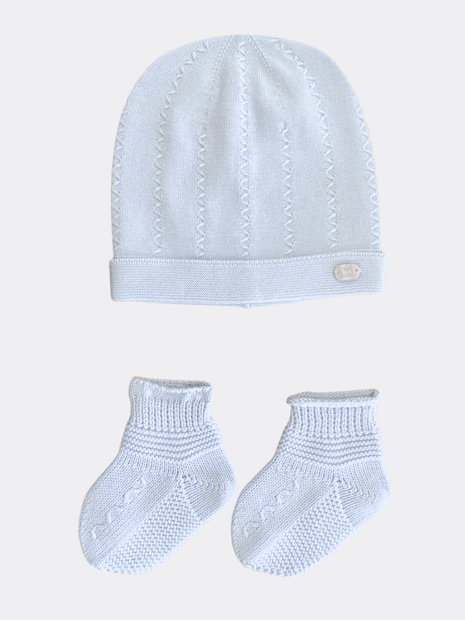 GOTS™ Certified Organic Cotton Hat & Socks - La Farandole Paris