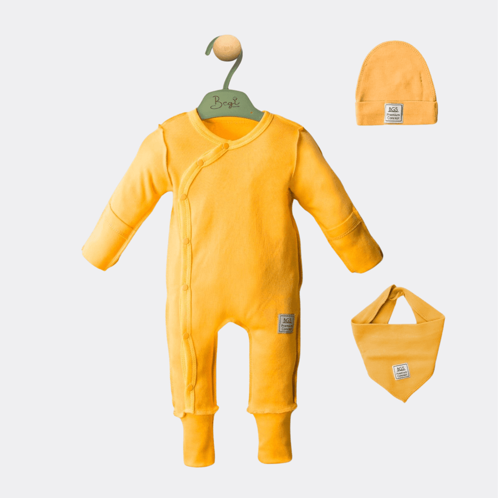Cotton Overall With Hat And Bib - La Farandole Paris