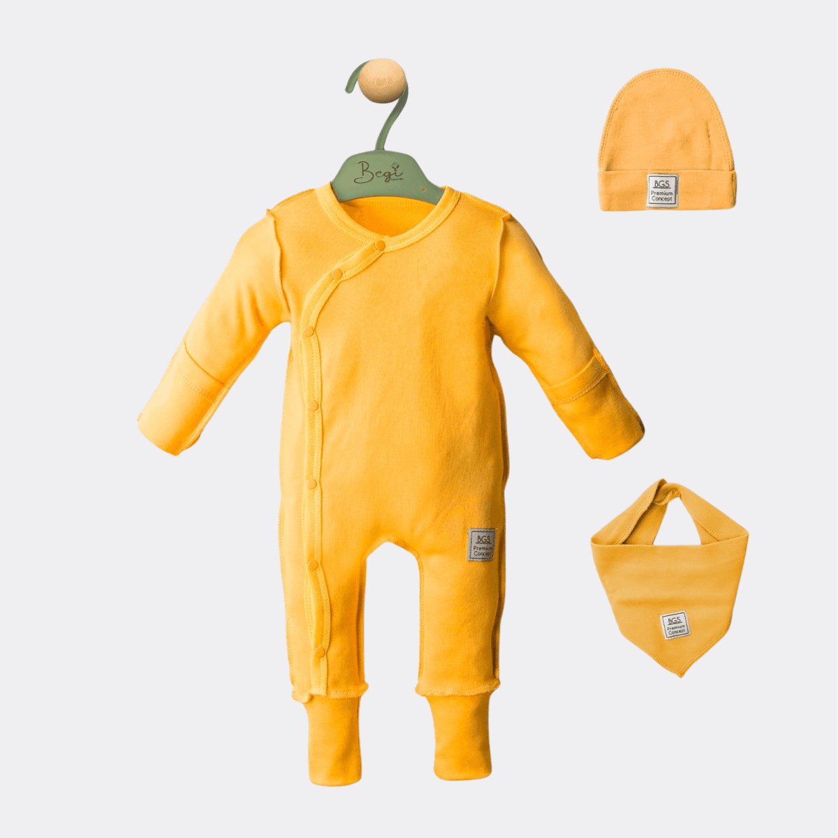 Cotton Overall With Hat And Bib - La Farandole Paris