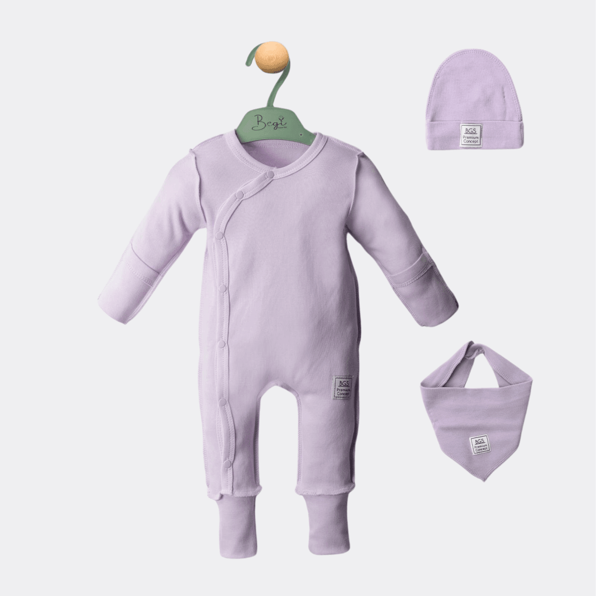 Cotton Overall With Hat And Bib - La Farandole Paris