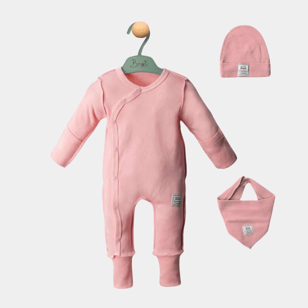 Cotton Overall With Hat And Bib - La Farandole Paris
