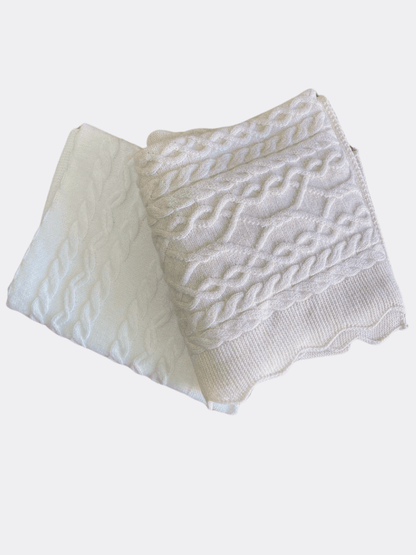 Thick Organic Wool Blanket - La Farandole Paris