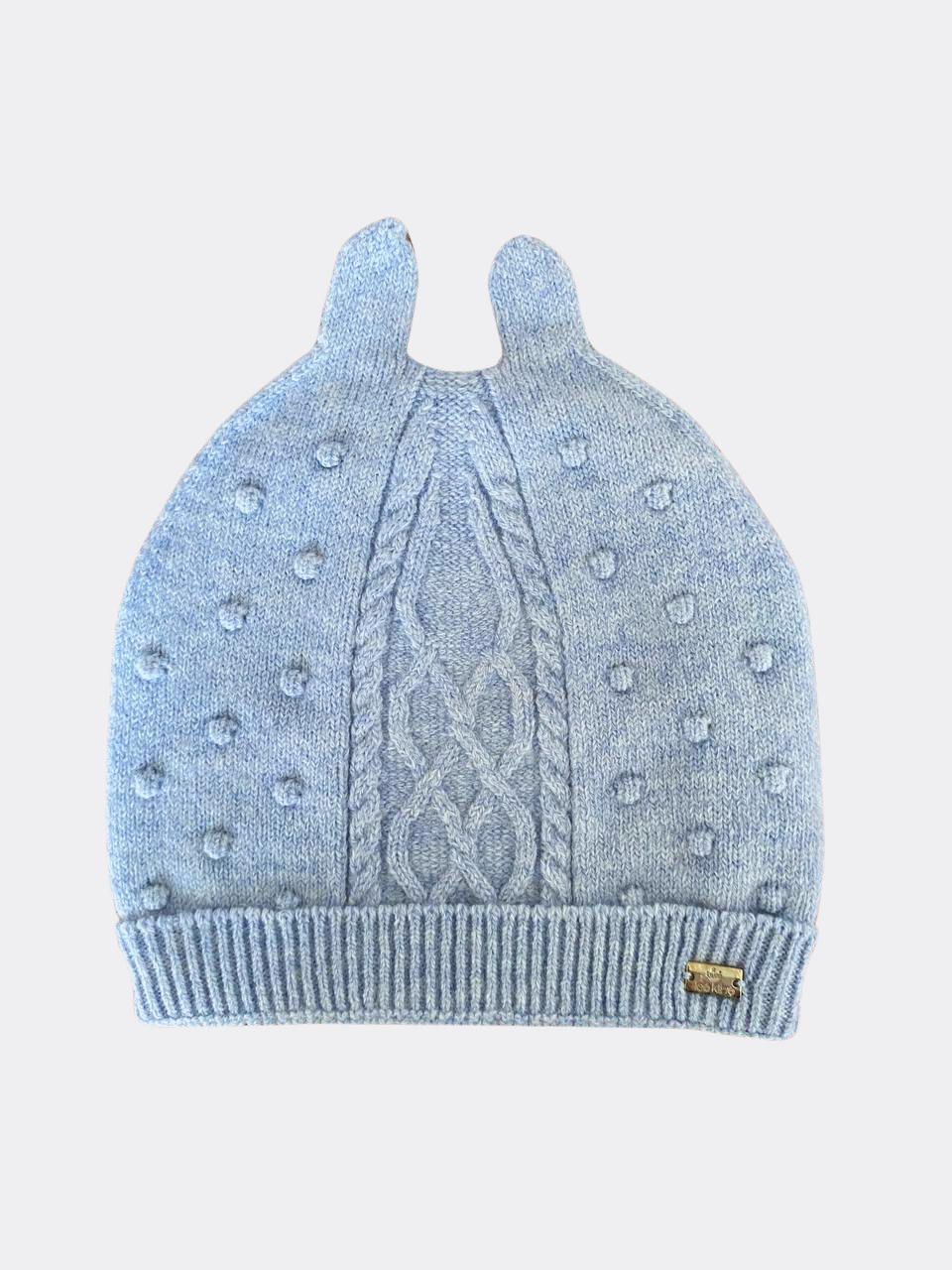 Blue Organic Wool Hat