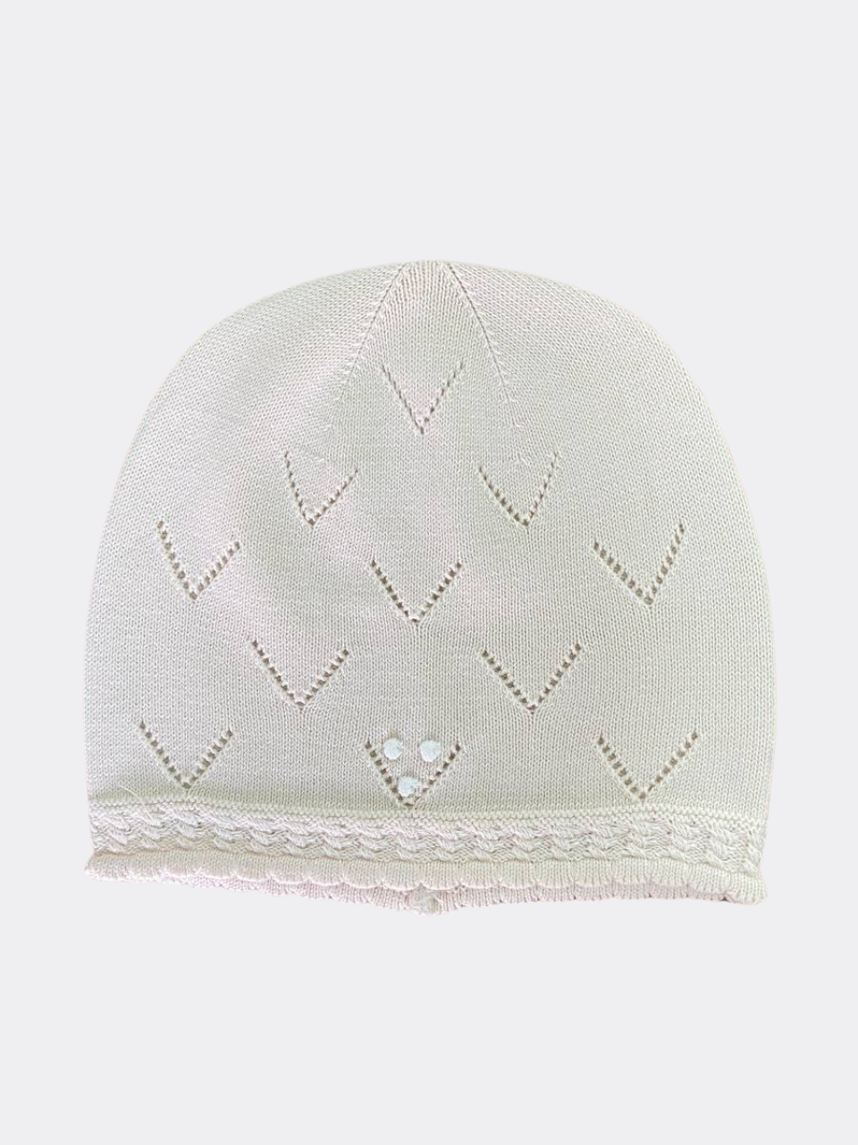 Beige Organic Cotton Hat