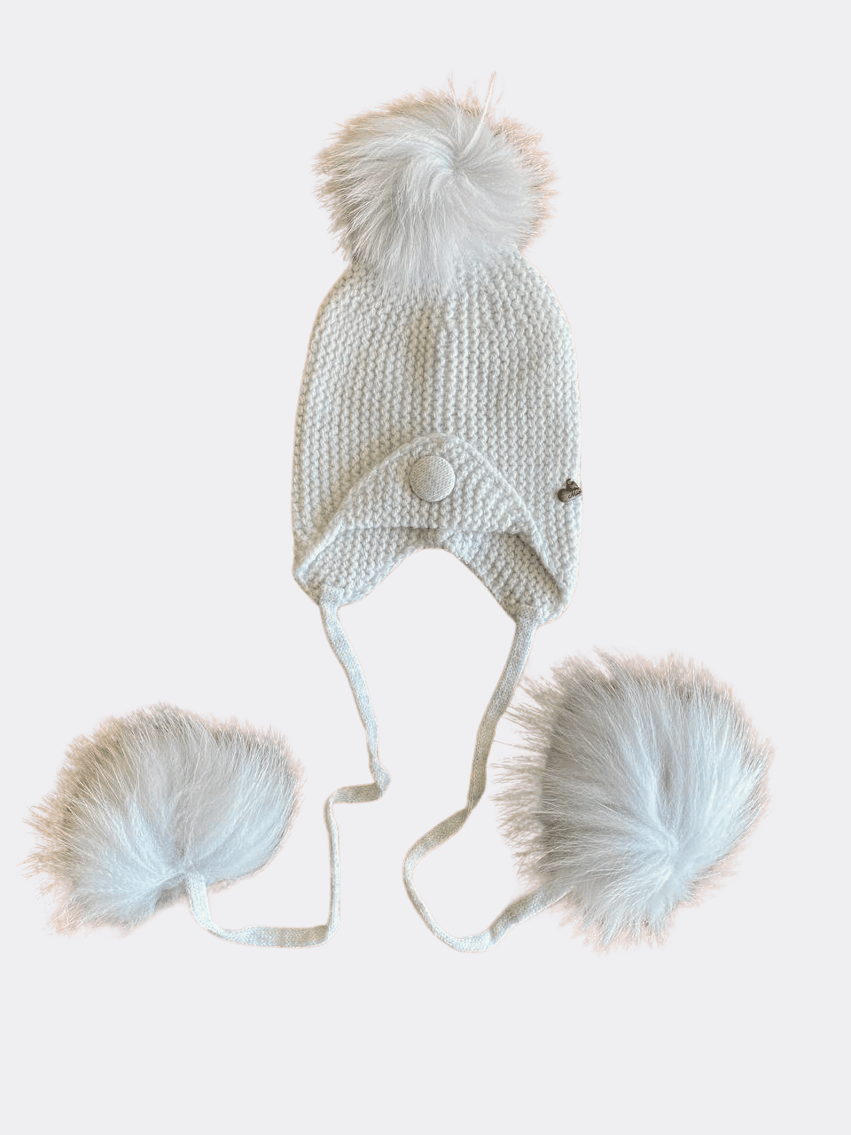 Wool Hat With Fur Trim - La Farandole Paris
