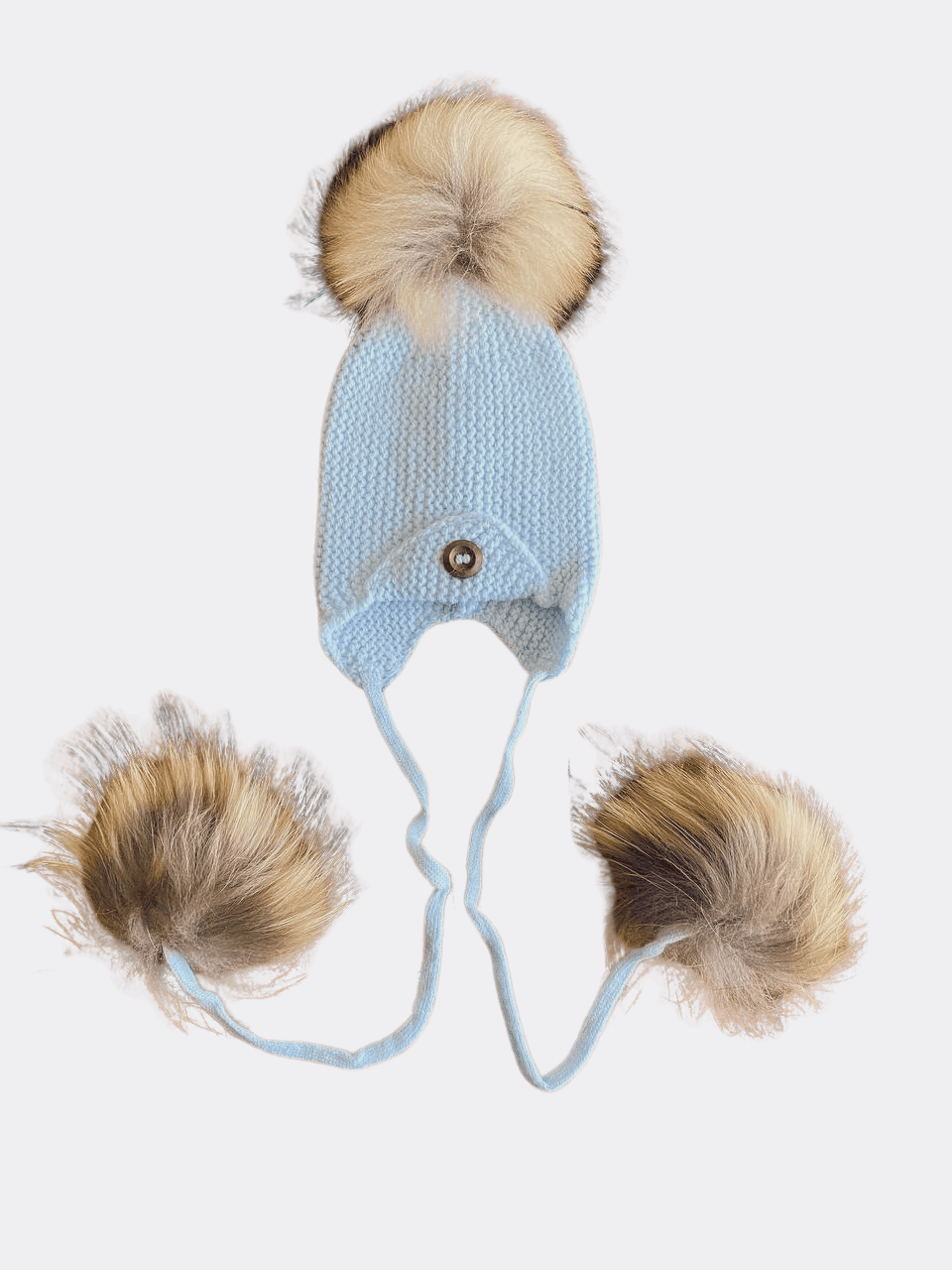 Wool Hat With Fur Trim - La Farandole Paris