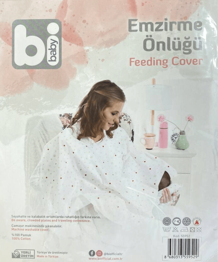Beige Stars Breastfeeding cover - La Farandole Paris