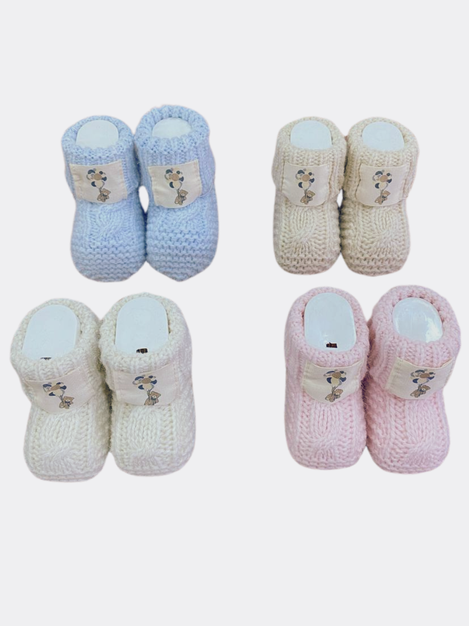 Bear Style Baby Booties