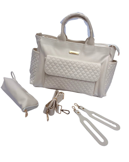 Jumbo Leather Diaper Bag