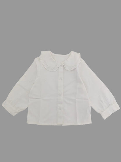 Red Noeud Papillon with Large Collar White Shirt