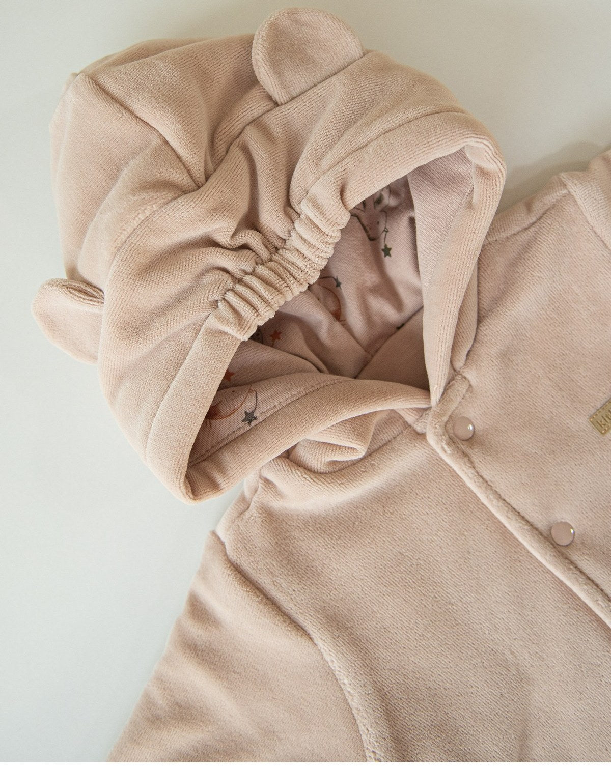 Velvet Beige 2 Face Bird Jacket