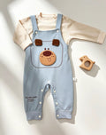Blue Dog Salopette Cotton Overall 2 Pcs