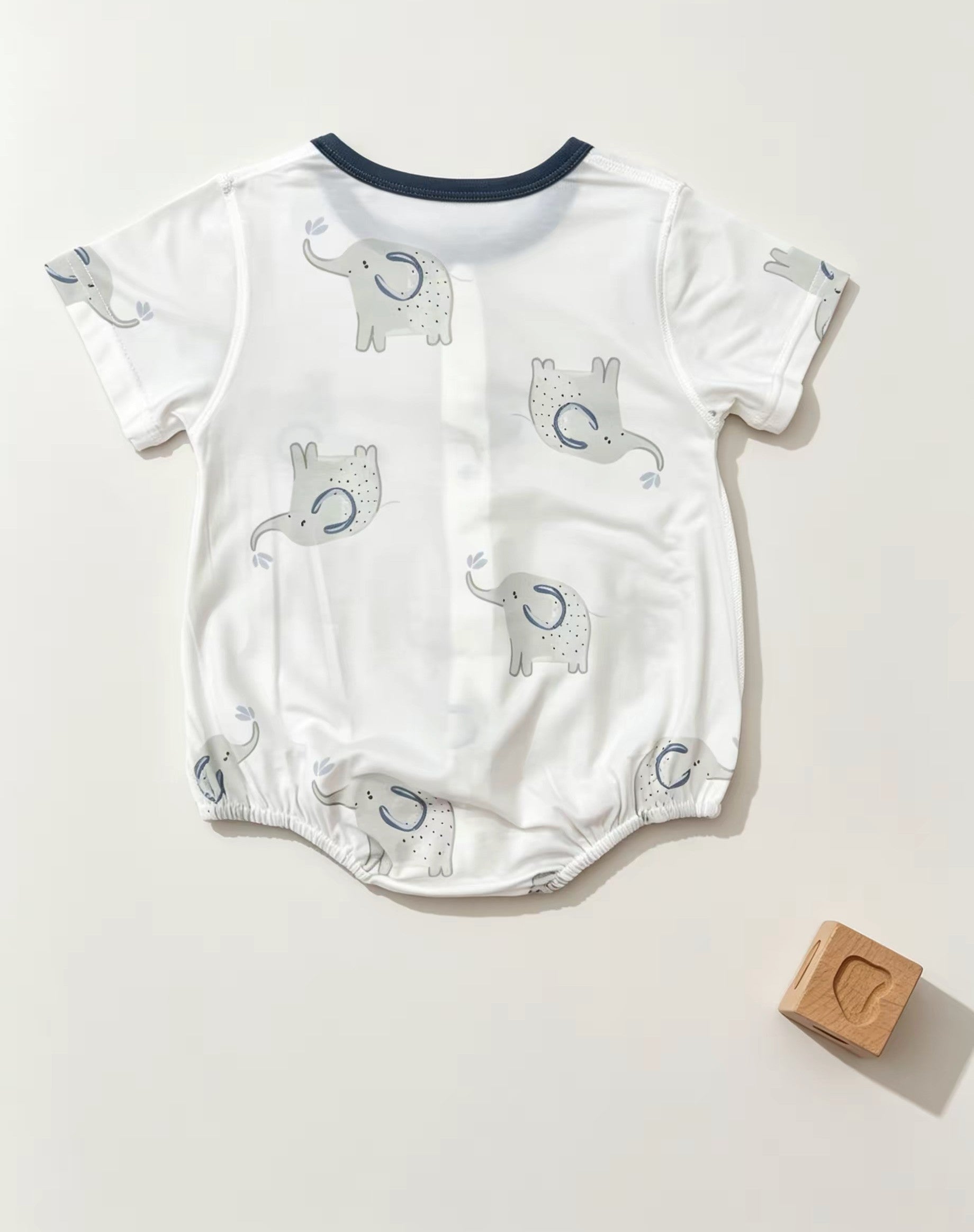 White Elephant Silky Cotton Romper