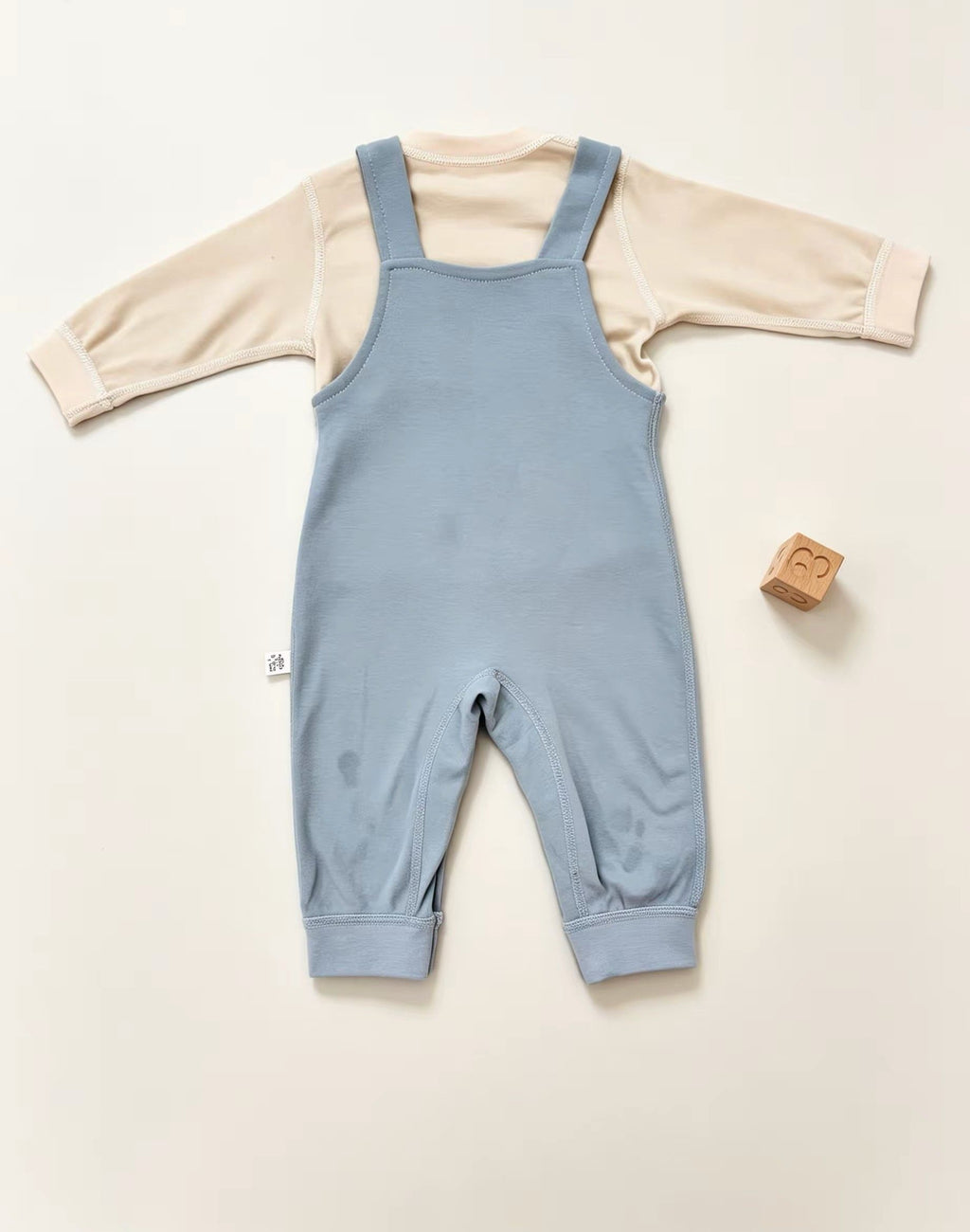 Blue Dog Salopette Cotton Overall 2 Pcs