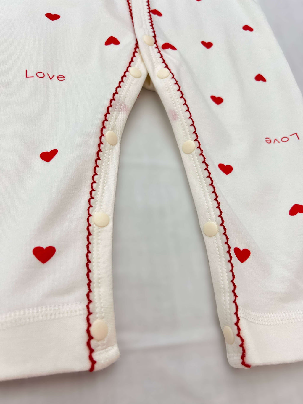 Red Hearts Cotton Overall