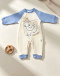Blue Elephant Thick Cotton Overall
