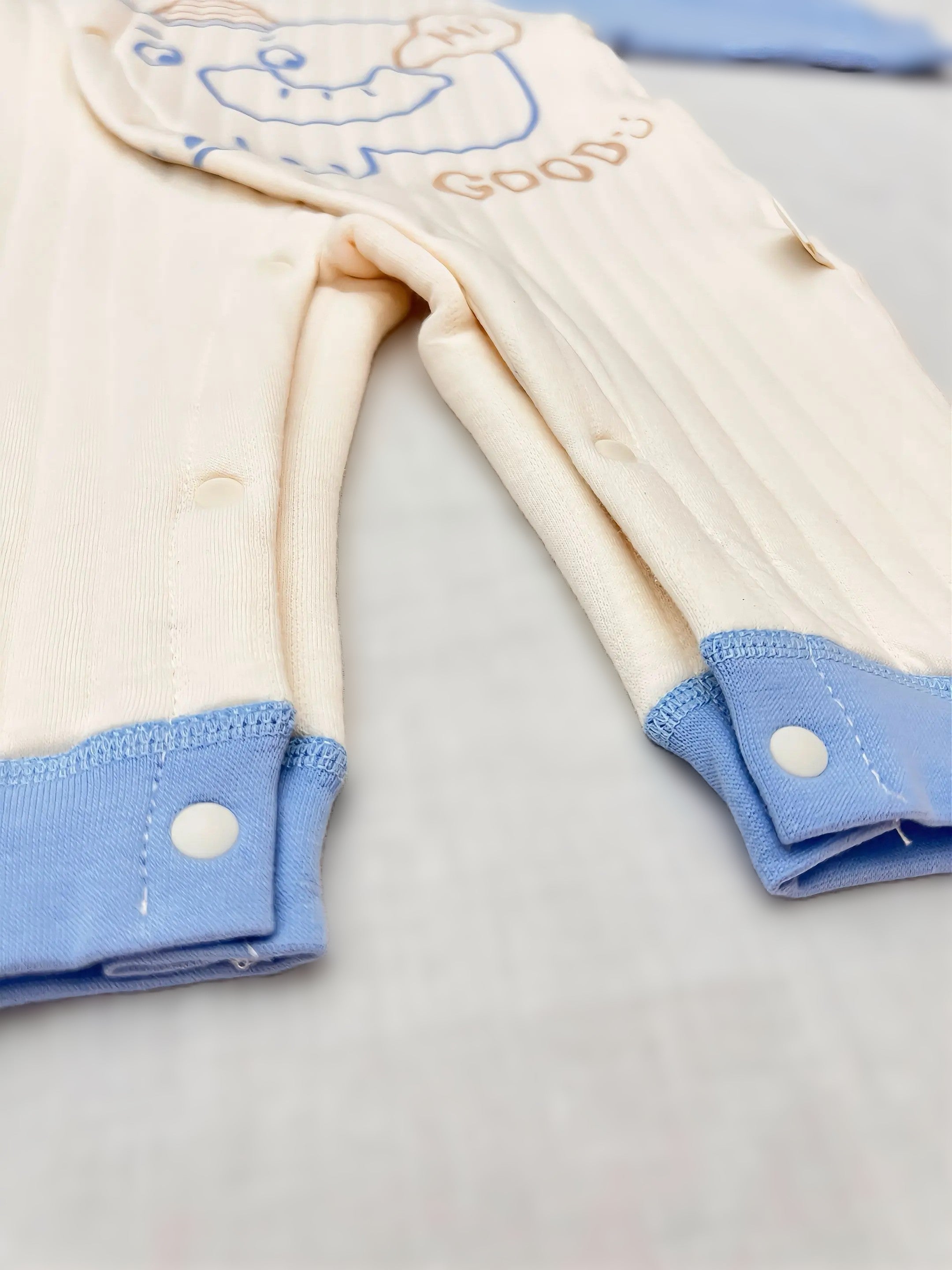 Blue Elephant Thick Cotton Overall