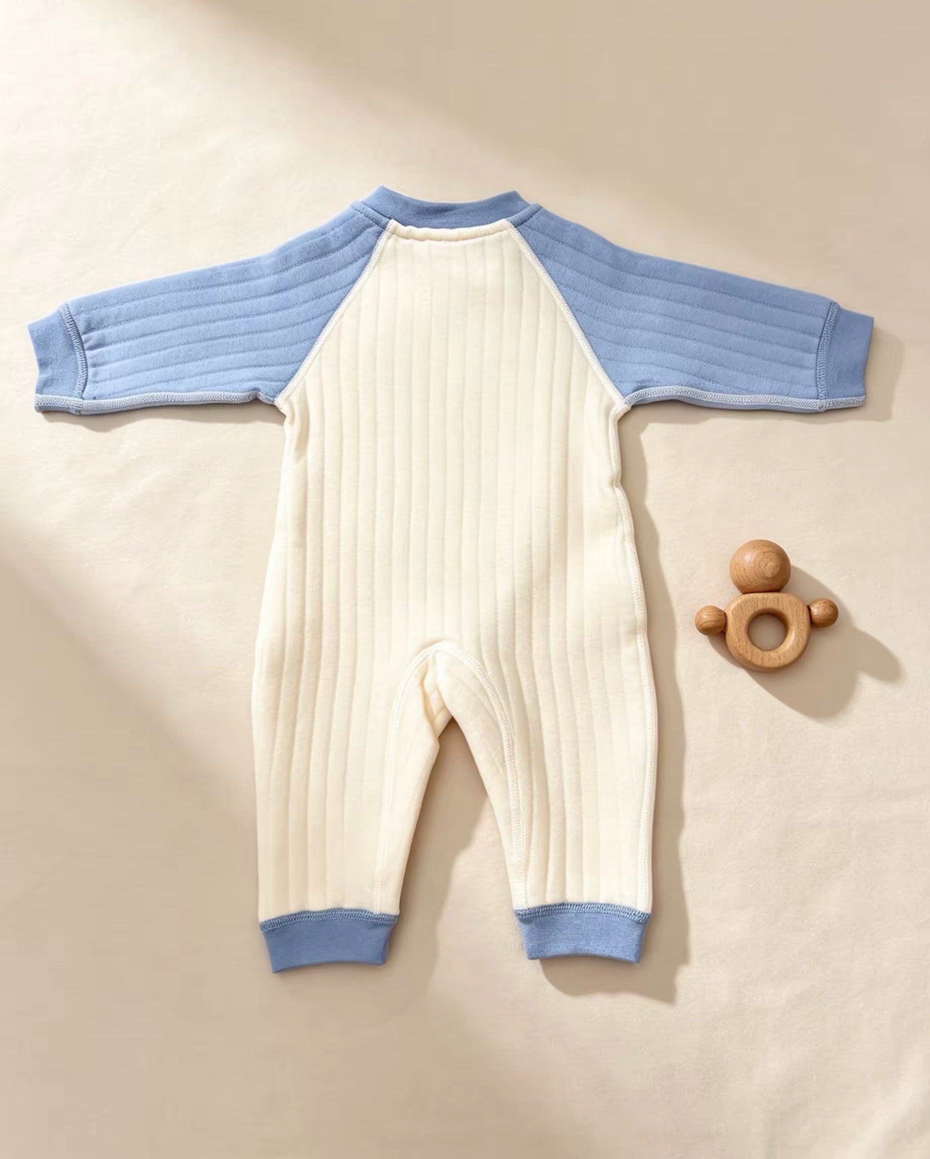 Blue Elephant Thick Cotton Overall