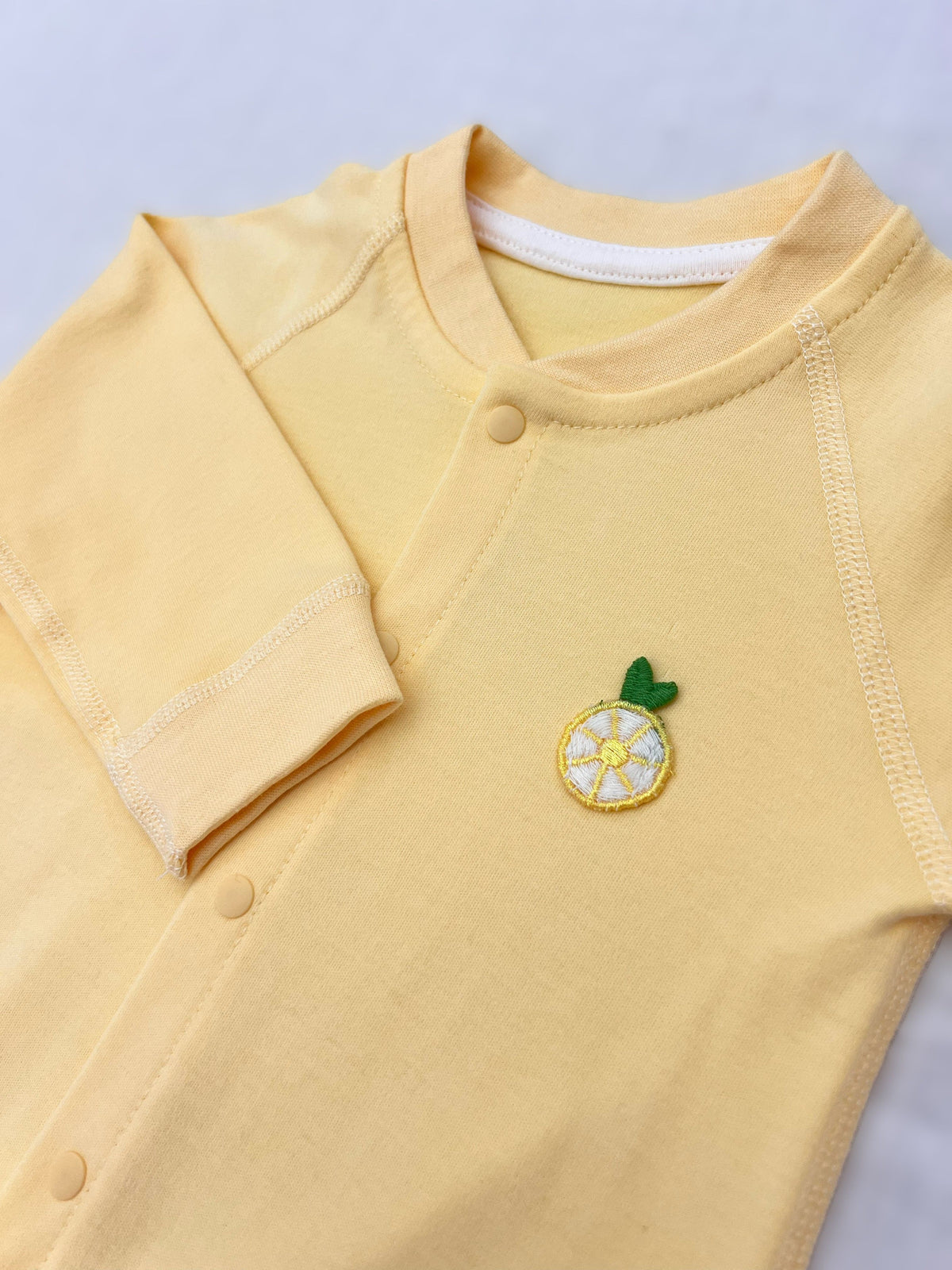 Pastel Embroidered Cotton Overall