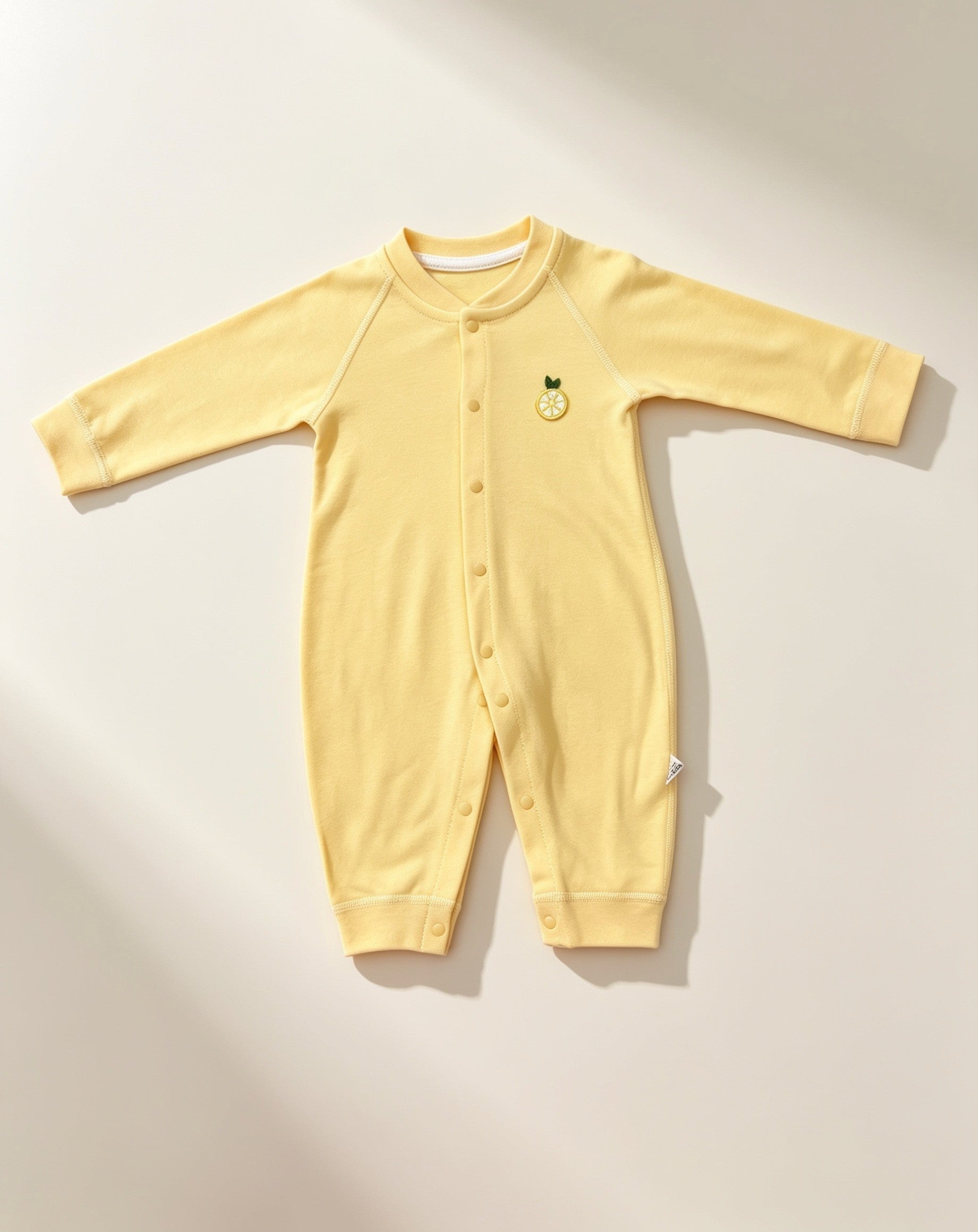 Pastel Embroidered Cotton Overall