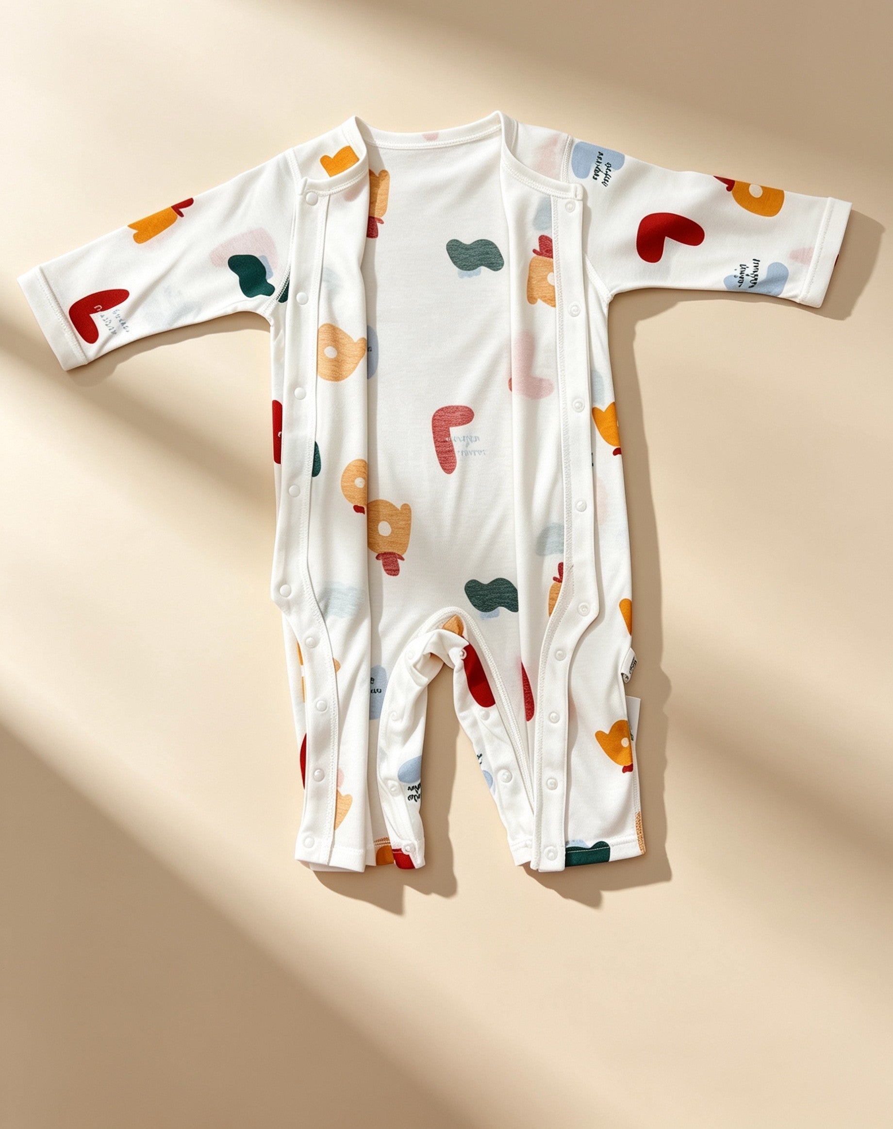 White & Colors Silky Cotton Romper