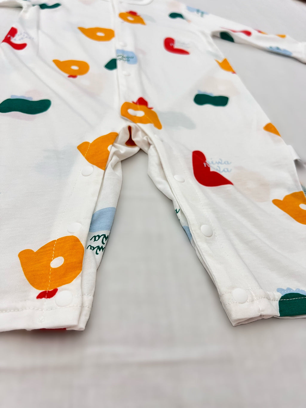 White & Colors Silky Cotton Romper