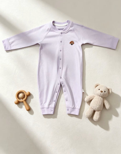 Pastel Embroidered Cotton Overall