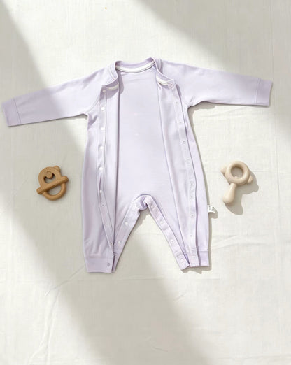 Pastel Embroidered Cotton Overall