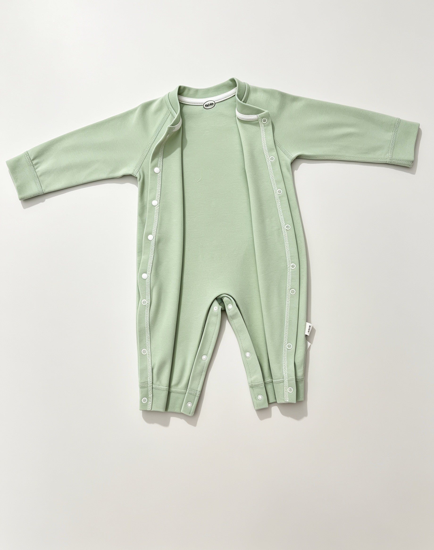 Pastel Embroidered Cotton Overall